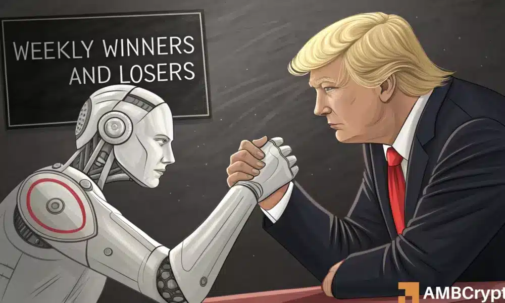 Weekly Winners and Losers in the Crypto Market – VIRTUAL, XMR, TRUMP, WLD