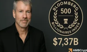 From Bitcoin Hoarder to Billionaire: Michael Saylor Joins the Bloomberg 500 List
