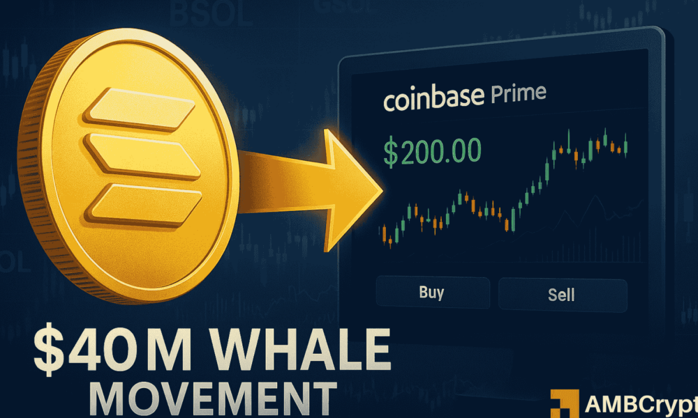 Solana Whale Transfers $40M for the First Time in 5 Years: Profit-Taking or Providing Liquidity?