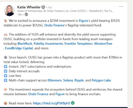 Ondo Finance Revamps Reserve Strategy with $25M Investment in Figure