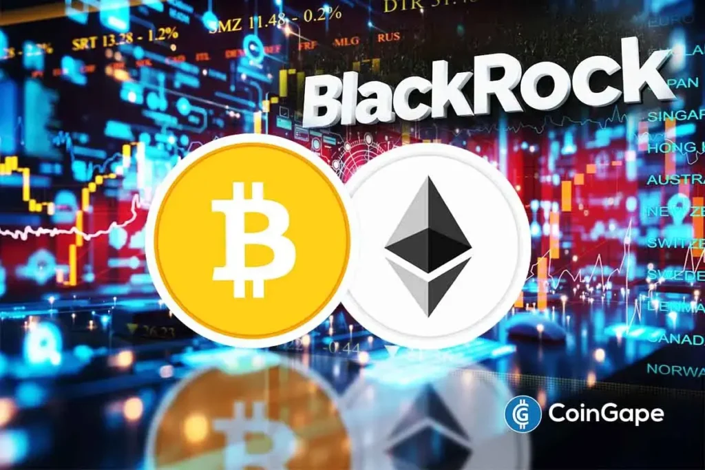 BlackRock Shifts an Additional $465M in Bitcoin and Ethereum During Crypto Market Decline