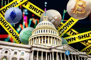 Bitcoin and XRP Prices Face Uncertainty as U.S. Government Shutdown Chances Hit 73%