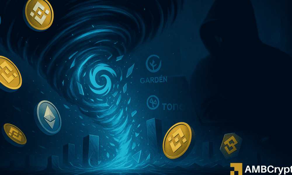 English Garden Finance Exploiter Transfers $6.65M to Tornado Cash Following $10.8M Hack