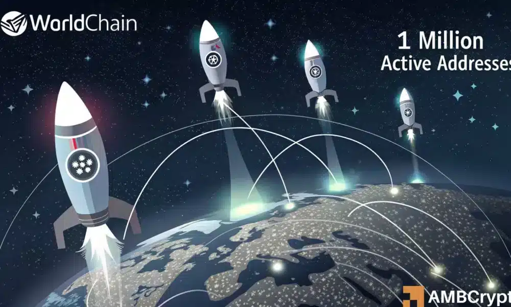 Worldcoin Surpasses 1 Million Active Addresses, Boosting a 16% Rally
