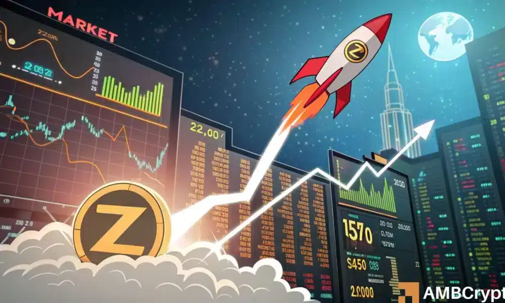 Zcash Soars 30% Amid Speculation on Shielded ZEC Acquisitions