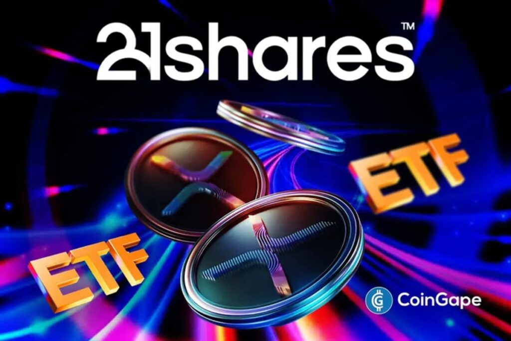 21Shares Launches XRP ETF as XRP Funds See Increased Inflows
