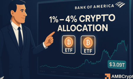 Bank of America Allows Clients to Invest Up to 4% in Cryptocurrency