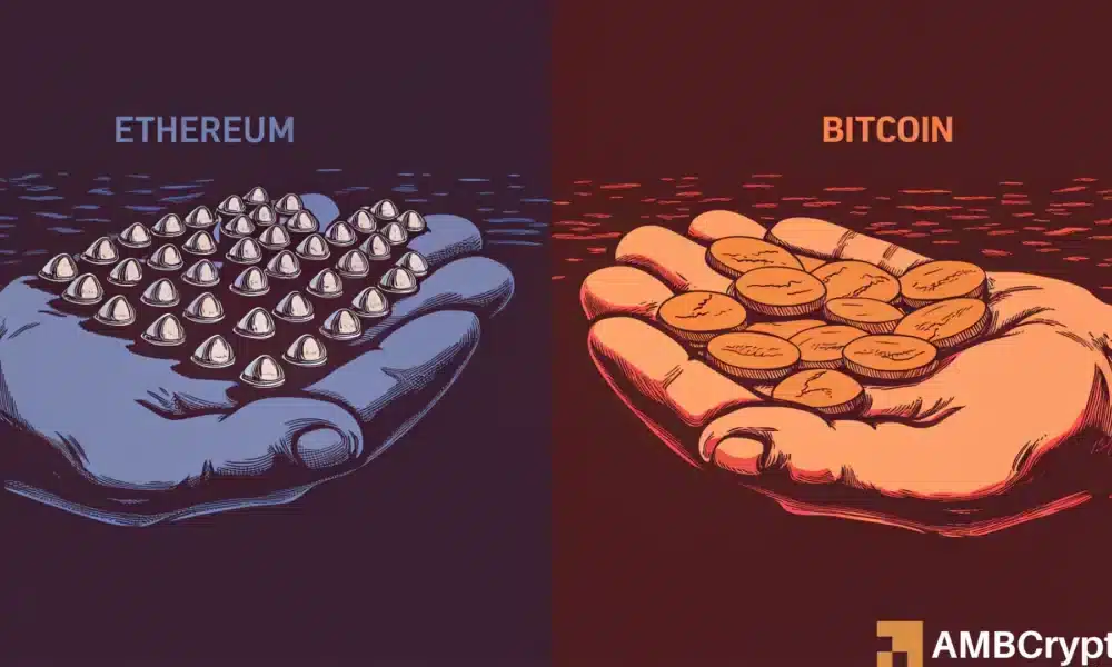 Ethereum vs. Bitcoin: Insights on Price from the Usage-Value Divide