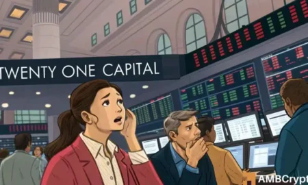 Twenty One Capital’s NYSE Debut Sees 20% Drop – What Concerned Investors?