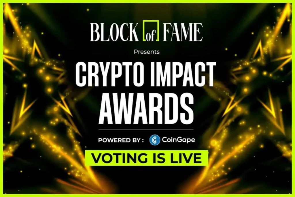 Voting for the CoinGape Crypto Impact Awards 2025 is Now Open