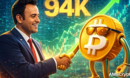Bitcoin Approaches $95K as Strive Invests $100 Million—Can BTC Sustain This Momentum?