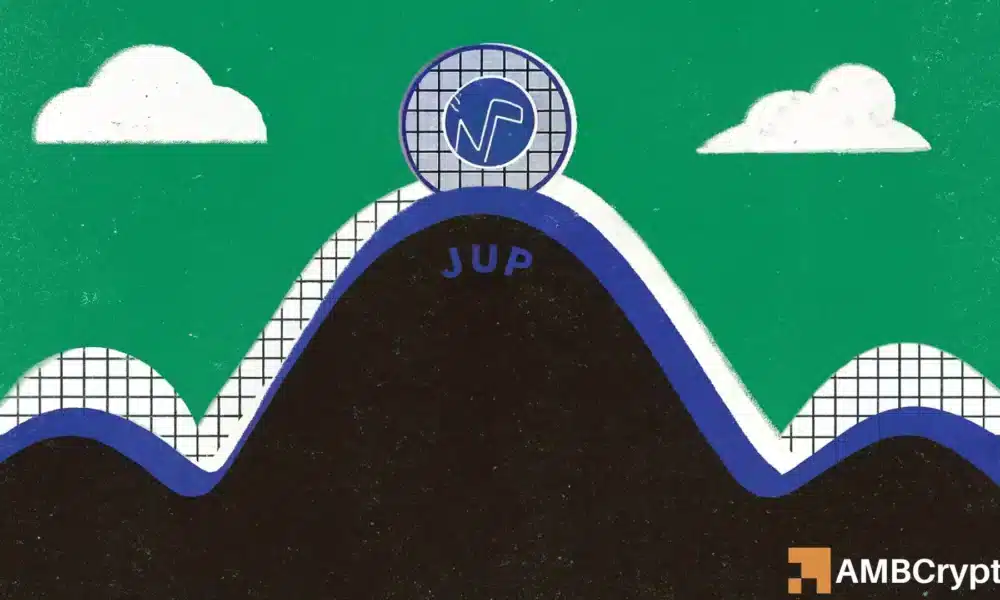 Jupiter’s 12% Surge Faces Reality Check as On-Chain Activity Drops to Two-Year Low