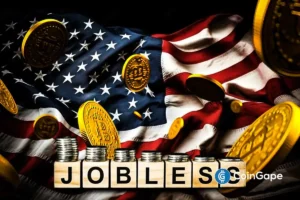 Bitcoin Declines as U.S. Jobless Claims Indicate Labor Market Recovery
