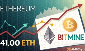 Bitmine Steadily Accumulates 41,788 ETH — Can Ethereum Bounce Back After a $10.7B Investment?