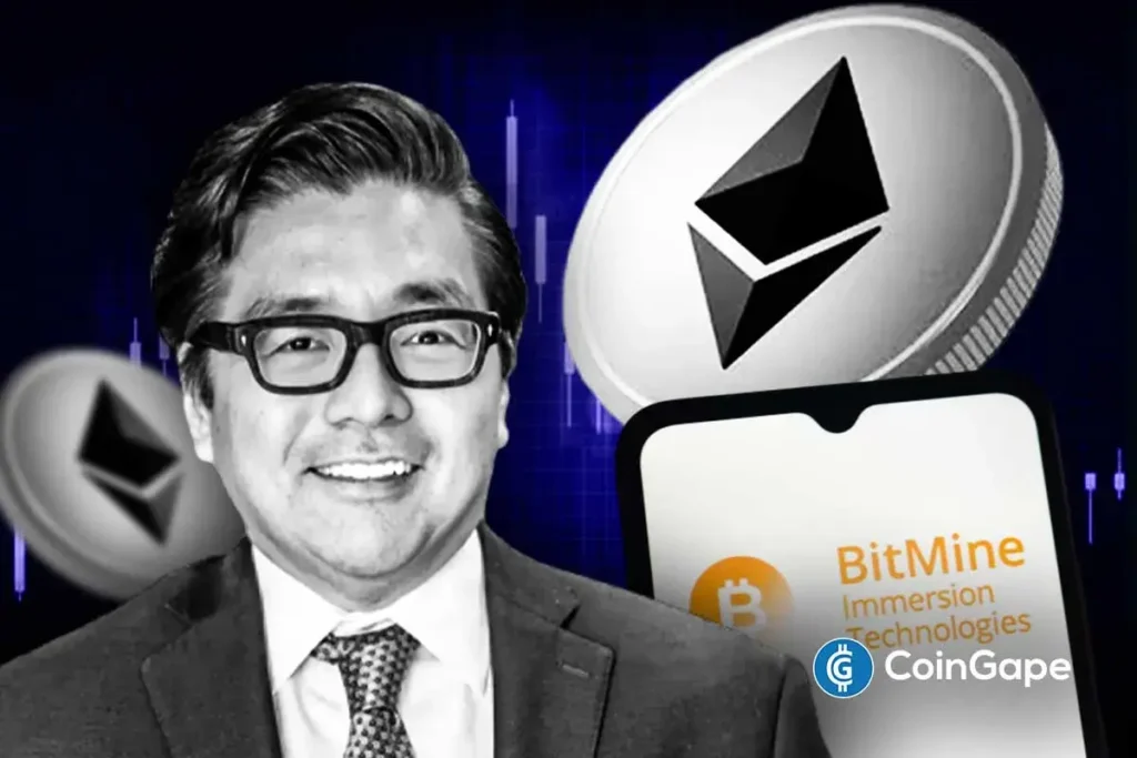 Tom Lee’s BitMine Acquires 45,759 ETH as CryptoQuant Identifies Possible Bottom for Ethereum
