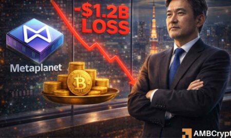 “We Will Never Sell”: Metaplanet Remains Steadfast as Bitcoin Losses Exceed $1.2 Billion