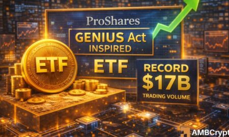 ProShares’ Stablecoin-Ready ETF Sees an ‘Insane’ $17 Billion Trading Launch