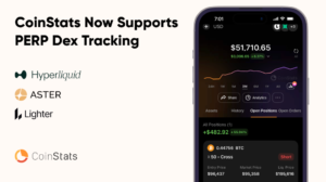 CoinStats Expands Its Perpetual DEX Tracking Portfolio with Aster, Hyperliquid, and Lighter