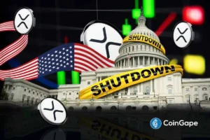 XRP Price Forecast as a Potential U.S. Government Shutdown Approaches Today