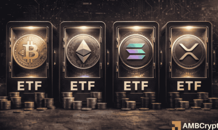 Bitcoin, Ethereum, and Solana ETFs See Weekly Inflows Despite Price Weakness